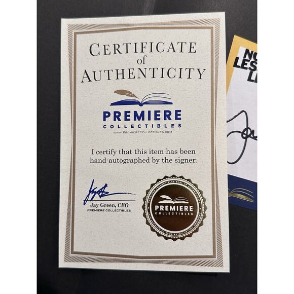 SIGNED Larry David Lessons Learned Making of Curb Your Enthusiasm Book JSA COA - Picture 3 of 12